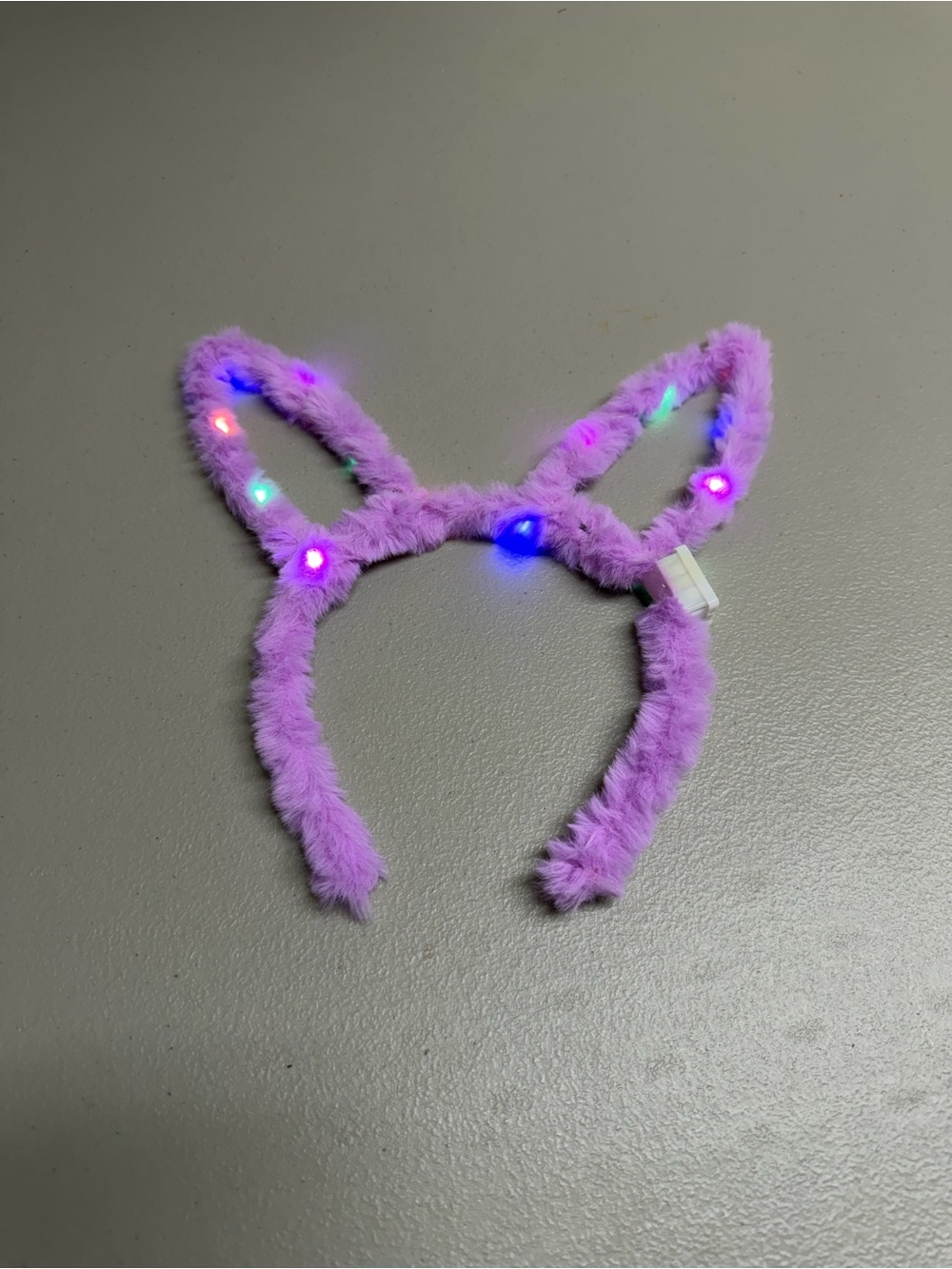 Others Follow Purple Plush Light-Up Bunny Ear Headband